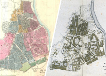 Collage: Karten Name Alsergrund