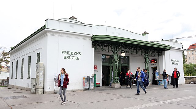 U4 Station Friedensbrücke (Foto: WikimediaCommons)