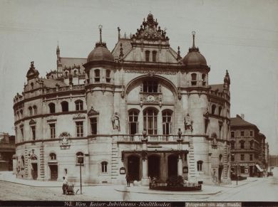 Historisches Foto Volksoper Wien