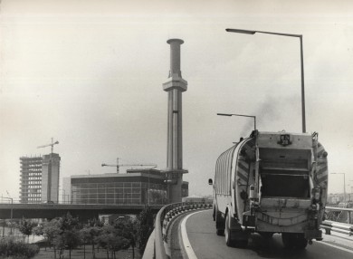 Foto: Müllverbrennungsanlage Spittelau 1970er Jahre