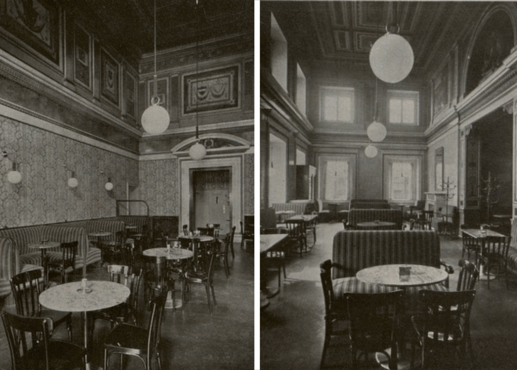Franz-Josefs-Bahnhof Cafe historisches Foto