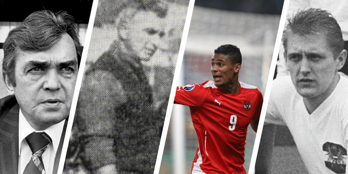 Collage: Fußball-Legenden Alsergrund