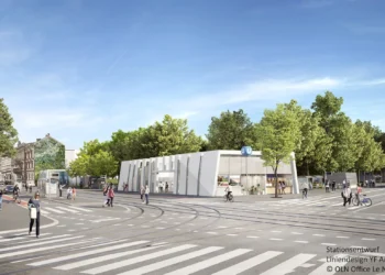 Entwurf der U5 Station Arne-Karlsson-Park